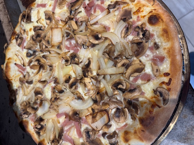 Créme Fraiche Fromage Jambon Champignions Oignons
